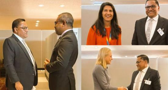 FM Vijitha Herath strengthens ties at UNGA80
